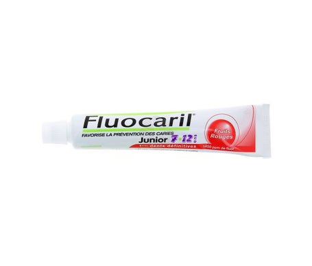Creme Dental Fluocaril Júnior Frutos Vermelhos 7 a 12 Anos 50ml