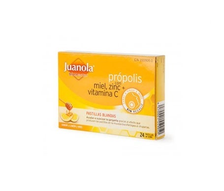 Própolis Juanola® com mel, zinco e vitamina C 24uds