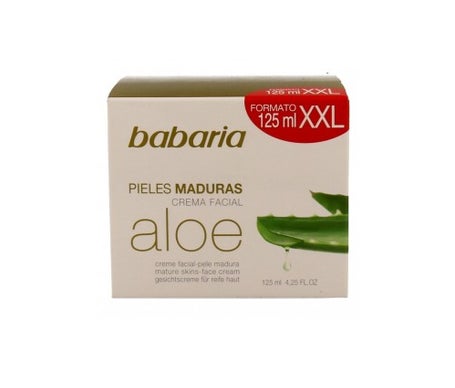 Babaria Creme Facial pele madura Aloe Vera XXL 125 ml