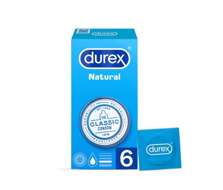 Preservativos Durex ™ Natural Plus 6uds