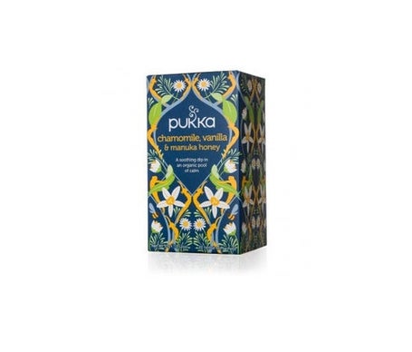 Pukka Camomila Camomila Baunilha Manuka 20b Sacos