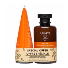 Apivita Pack shampoo brilho e vitalidade com citrus e mel 250ml + condicionador 50ml de presente