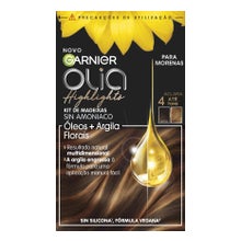 Garnier Kit Olia Highlights Sin Amoniaco Morena 3uds