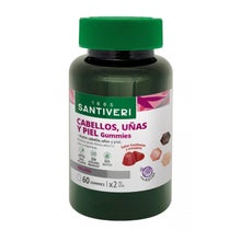 Santiveri Hair Nails Gomas de Pele 60 Unidades
