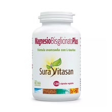 Bisglicinato de Magnésio Sura Vitasan Plus 120 Cápsulas