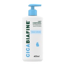 CICABIAFINE Leite hidratante corporal para pele seca Frasco doseador de 400ml