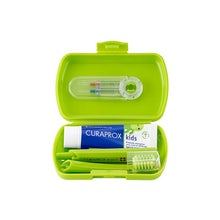 Curaprox Kids Travel Kit Verde 6-12 Anos