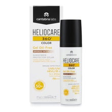 Heliocare 360º Spf 50+ Color Gel Gel Sem Óleo Protetor Solar Bronze Intenso 50 Ml