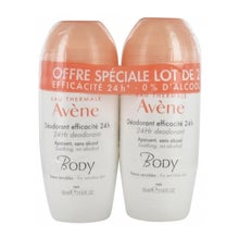 Avene Duo 24h Desodorizantes Roll on Body 2x50ml