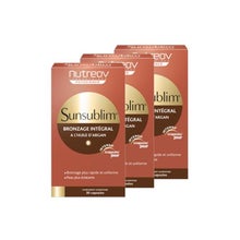 Nutreov Sunsublim Bronzeamento Intensivo Lote de 2 + 1 oferecido