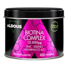 Aldous Labs Biotina Zinc Selenio Vitamina D3 y Vitamina E 250mg 400comp
