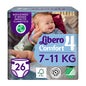 Libero Comfort 4 Fraldas 7-11kg 26 Unidades