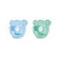 Avent chupeta soothie todo o silicone azul-verde 0-3 meses