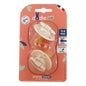 Dodie Gaia Conjunto de chupetas redondas de borracha de areia 0-6m 2 peças