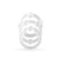 Crushious Set Anéis Triple Bead Super Stretchy Clear 3 Unidades