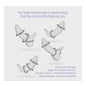 Crushious Set Anéis Triple Bead Super Stretchy Clear 3 Unidades