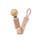 Bibs Braided Pacifier Holder Blush Ivory 1pc