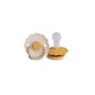 Frigg Daisy Silicone Pacifier Chamomile Honey 0M+ 2 Unidades