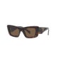 Prada Pr 13Zs 50 Óculos Sol Dark Brown & Tortoise 1 Unidade