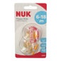Nuk ™ tamanho de tetas de látex 2 chupeta de látex anatômica