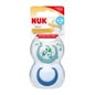 Nuk ™ tamanho de tetas de látex 2 chupeta de látex anatômica