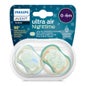 Philips Avent Ultra Air Night Chupeta 0-6M Verde 2 Unidades