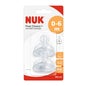 Nuk First Choice boca de tetina de silicone ampla T1 Orifício L 2uds
