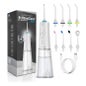 Irrigador Dental Portátil Aquapik UltraCare Plus 8 Pontas 5 Modos 300 ml (Branco)
