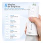 Irrigador Dental Portátil Aquapik UltraCare Plus 8 Pontas 5 Modos 300 ml (Branco)