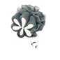 Ageti Flor de Banho 3D Cinza 1 Unidade
