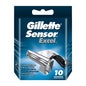 Gillette Sensor Excel Razor Lâminas 10 unid.