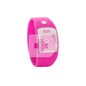 Pulseira de silicone SOS QR rosa TS 1ud