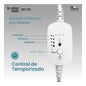 Boston Tech Lâmpada de Infravermelhos Compacta WE122 200 W Temporizador