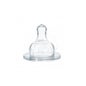 Nuby Comfort dentição de silicone de tetina 3 posições 1ud