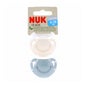 Nuk For Nature Chupetes Verde y Beige de 6 a 18M 2uds