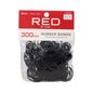 Red By Kiss Rubber Bands Black Assorted Size 300 Unidades