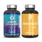 HN Pack Vitamina D3 365 caps + Colagénio Marinho 120 caps