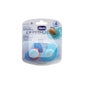 Chupeta anatômica de silicone Chicco ™ silicone 4m + azul 2uds