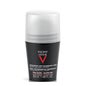 Vichy Homme Desodorizante Roll-On para peles sensíveis 50ml