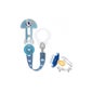 Mamãe Baby Pacifier Clip It! Azul