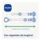 Broche de chupeta e capa protetora Mam Clip It! &amp; Cover Blue