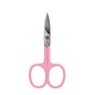 Plic Eco Tesoura de Unhas Curva Rosa 1 Unidade