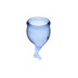 Satisfyer Feel Secure Menstrual Cup Kit Azul Intenso 15+20ml