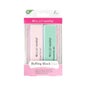 Brushworks Bloque Doble Pulidor de Uñas Pastel 2uds