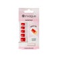 Invogue Coloured Nails Square Bright Red 24 Unidades