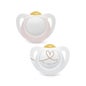 Nuk Star Chupeta Látex 0-6M 2 Unidades