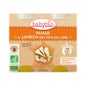 Babybio Daily Menu de 6 meses Pot Pot Pot Pot Pot Ham 2x200 Grams
