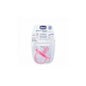 Chicco ™ anatômica macia silicone fisioterapia +12 Meses 1 rosa
