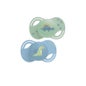 Luc Et Lea Collection Chupeta Extra-Fin 6-18M C4 Dino 2 Unidades