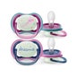 Philips Avent Ultra Air Night Chupeta 6-18M Rosa 2 Unidades